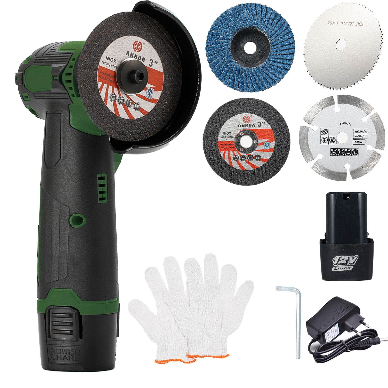 Factory Direct Sale Cordless Brushless Lithium Electric Angle Grinder Cutting Grinding Polishing Electric Hand Sanding Wheel Tool Magic