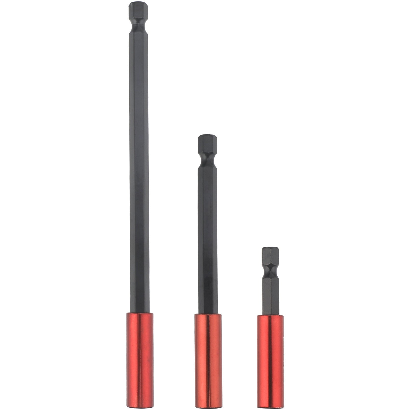 Hexagon Socket Bit Extension Rod Extended Bit Socket 1/4Magnetic Wind Drill Bit Extension Rod3Set