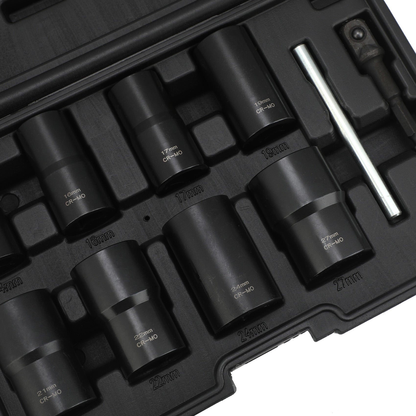 10Damaged Rusty Nut Tire Screw Extractor Removal Tool Large Extended Socket Set Anti-Thread