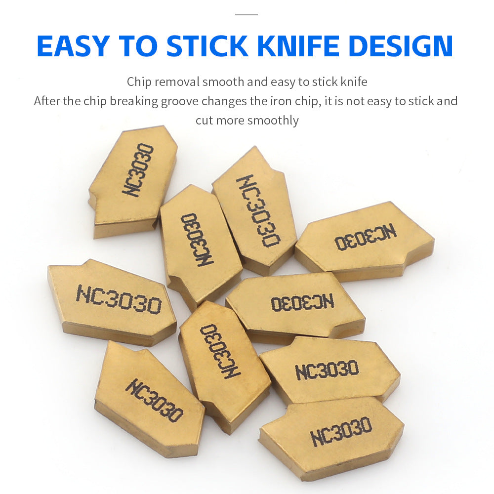 Grooving and Cutting Tool SPB326 26mm Parts Cutting Blade + 10X GTN-3 SP300Blade