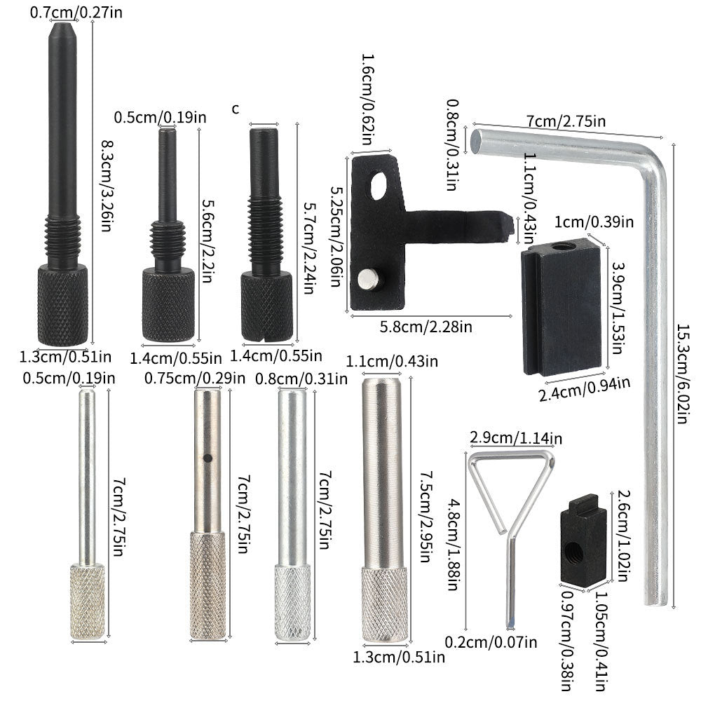 Ford Full Vehicle Range1.4/1.6/1.8Engine Timing Special Maintenance Tool Set Steam Dual-use for Diesel and Gasoline