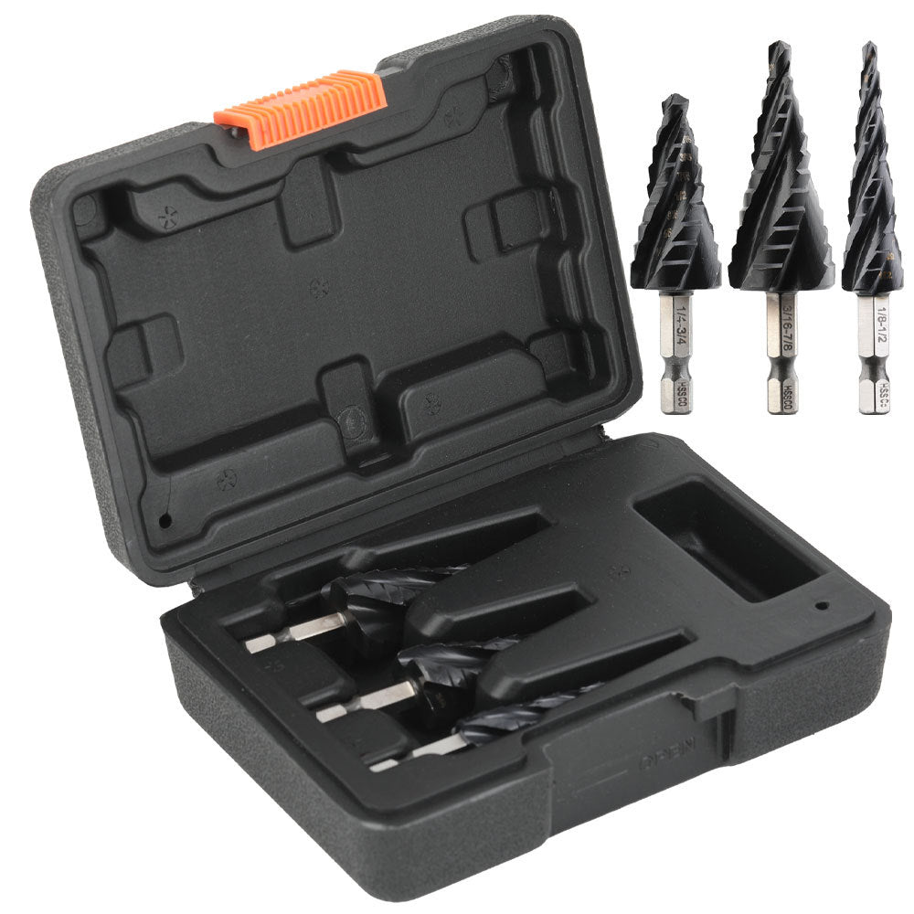 M35Stainless Steel Step Drill Bit Pagoda Drill Bit High-speed Steel Cobalt-Containing Reamer Drill Titanium Plating