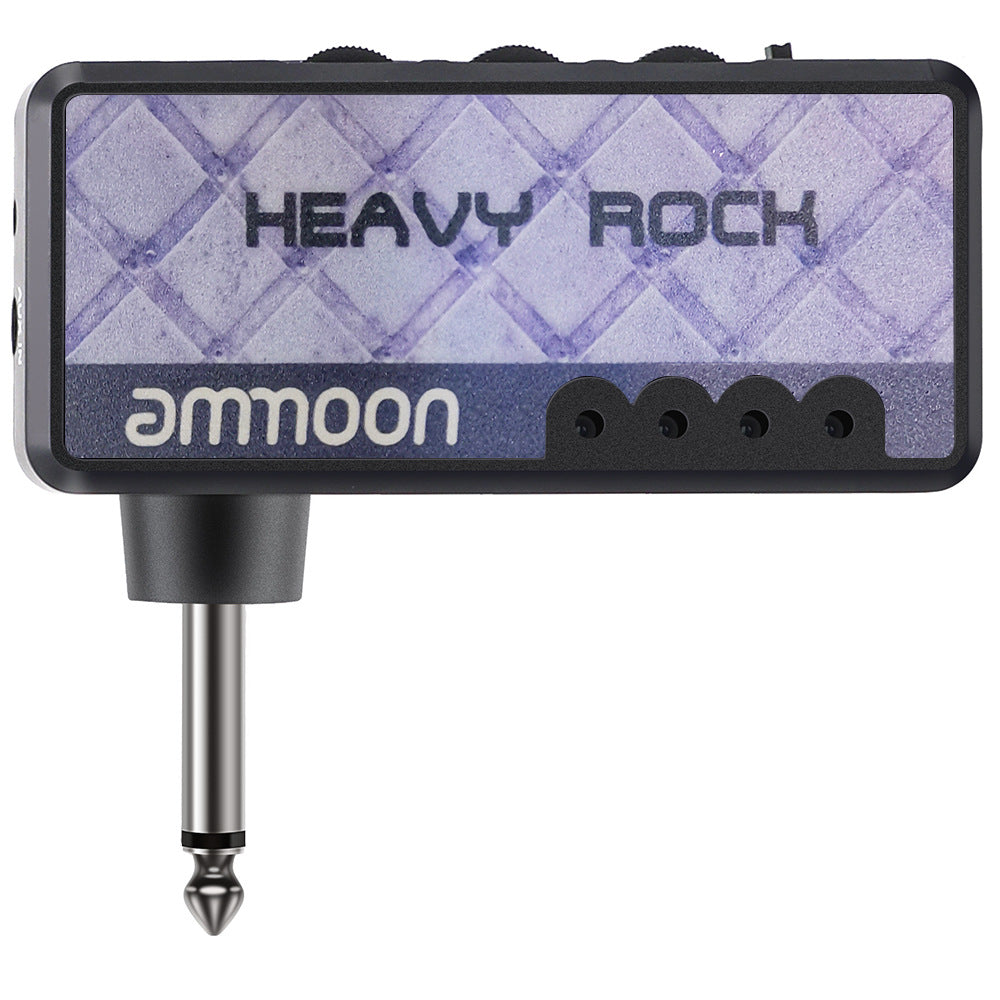 Electric Guitar Receiver Mini Headphones Heavy Metal Bass Headphone Amplifier USB Audio Cables and Adapters