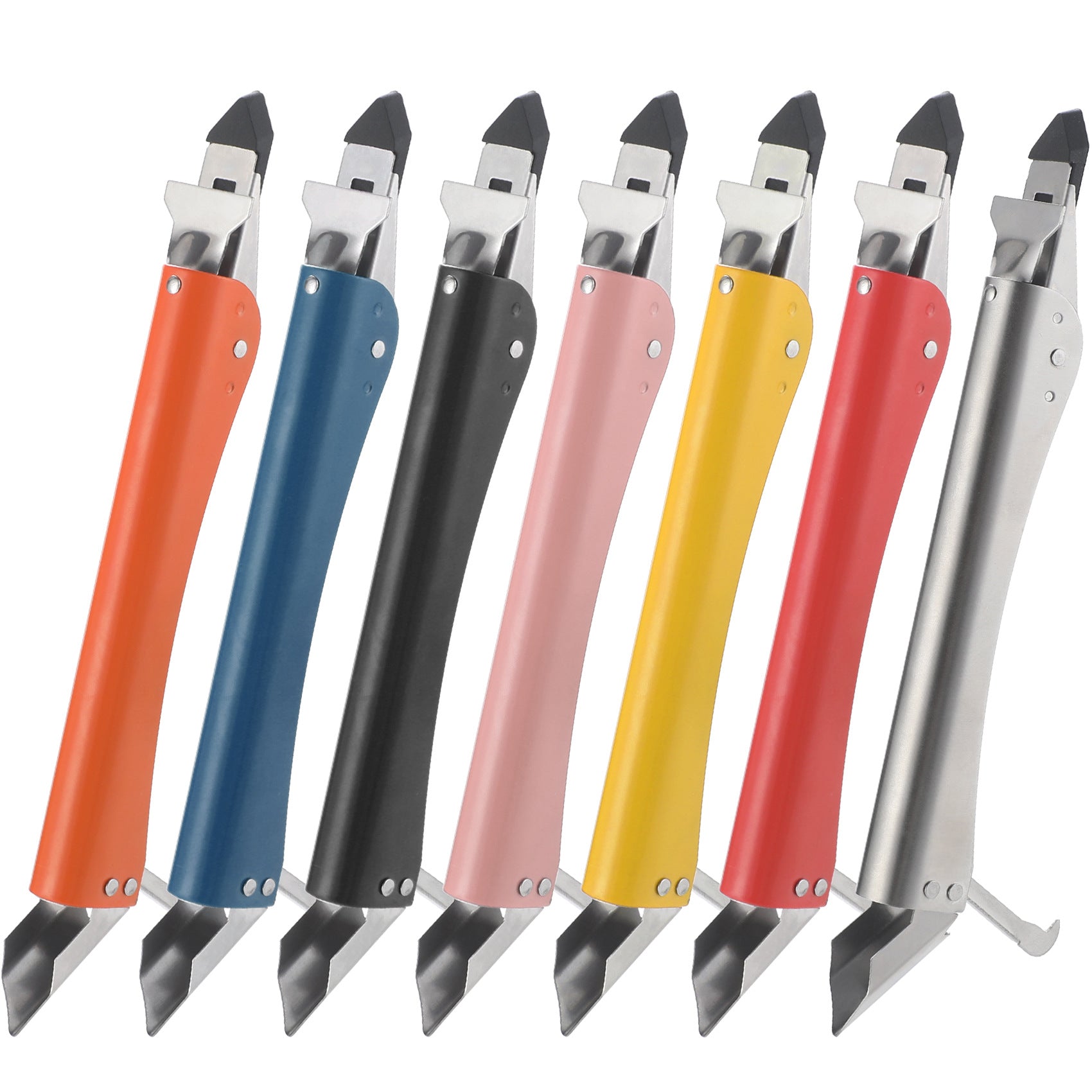 Stainless Steel Scraper Glass Glue Spatula Edge Trimming Sealant Filling Tool Multi-Functional Scraper Hook Tool