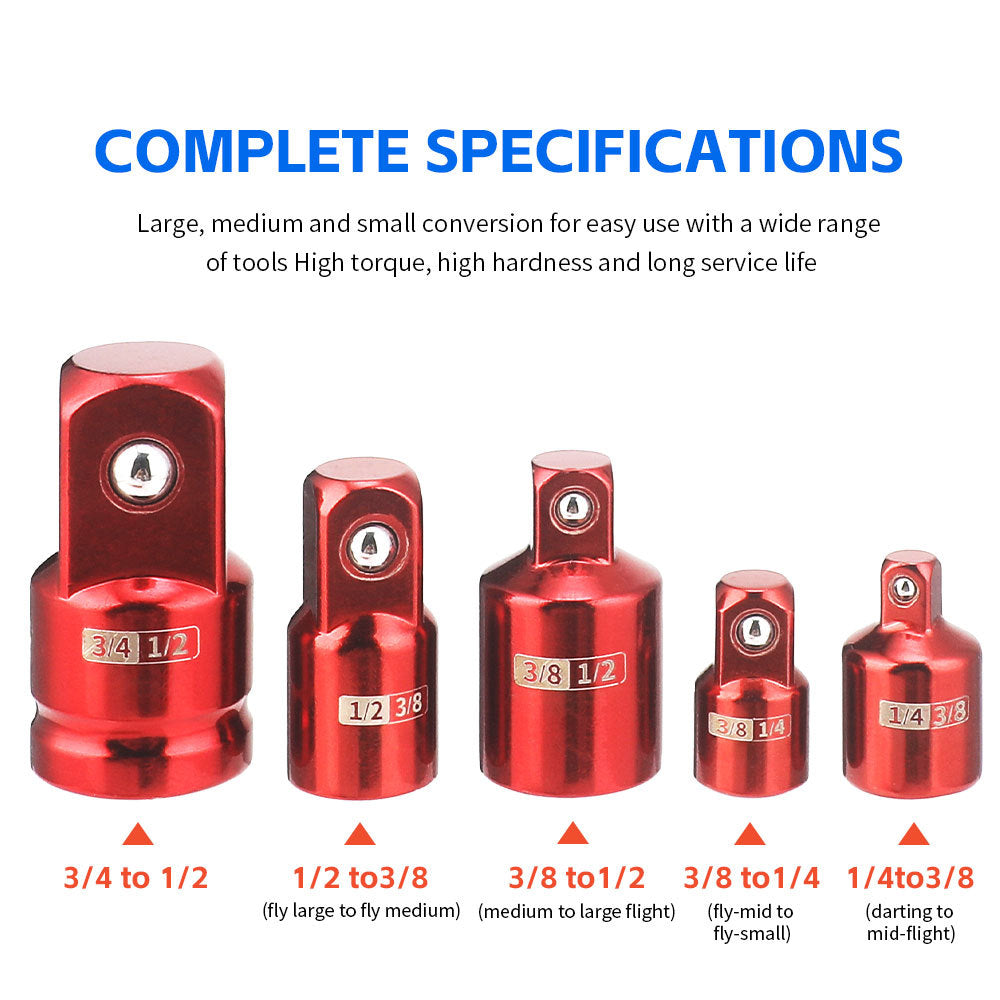 N Socket Adapter Large Medium Small Variable Diameter Connector Wind Cannon Adapter Interconversion Accessories Tool Ratchet Wrench Conversion