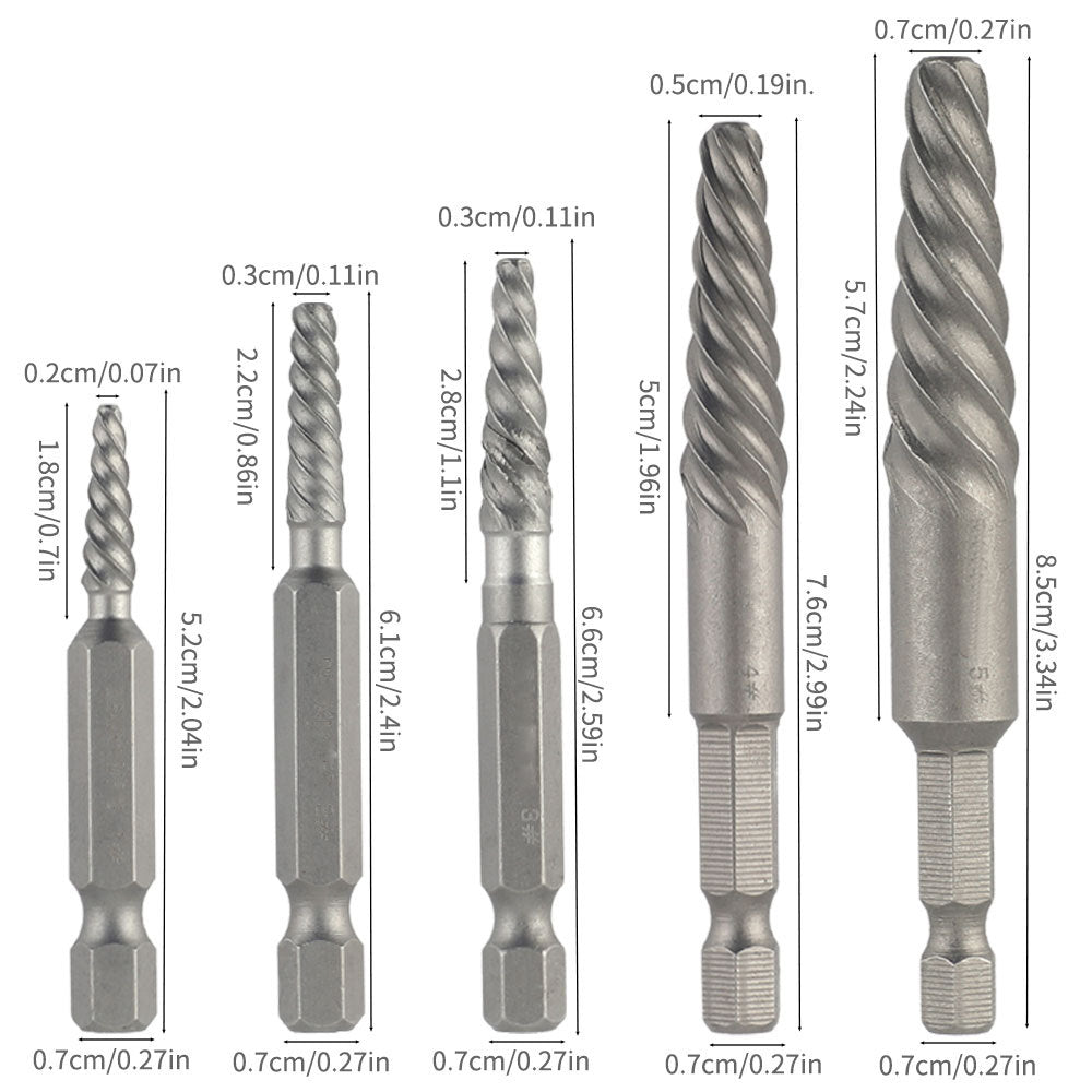In Stock High-Speed Steel Drill Bit Set11pcs Screw Extractor Set In Stock Wholesale Broken Wire Extractor