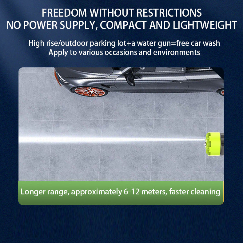 High Pressure Car Wash Water Gun Rechargeable Portable Lithium Battery Water Gun High Power Electric Display Water Gun Cleaning Machine for Watering Flowers and Vegetables