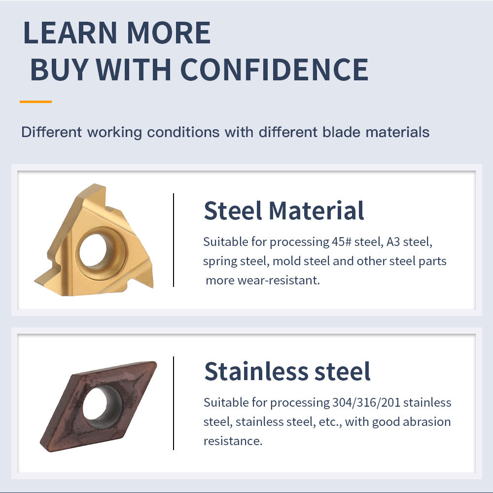 7Set of CNC Lathe Tool Holders MGEHR1616-3 SDJCR1616H07 SDNCN1616H11 16MM