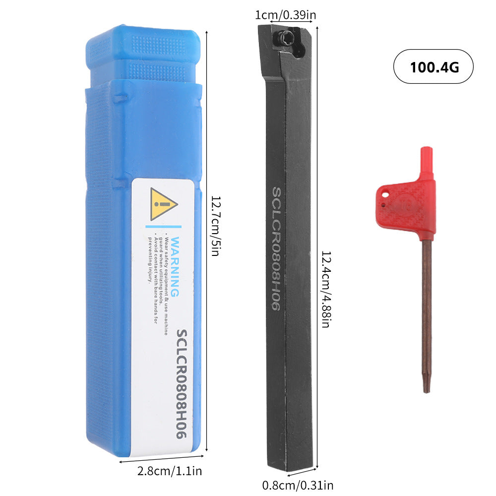 Hot Sale7Set Tungsten Steel Blade +8MM Hard Alloy Steel Shank Diameter CNC Tool Holder Wrench