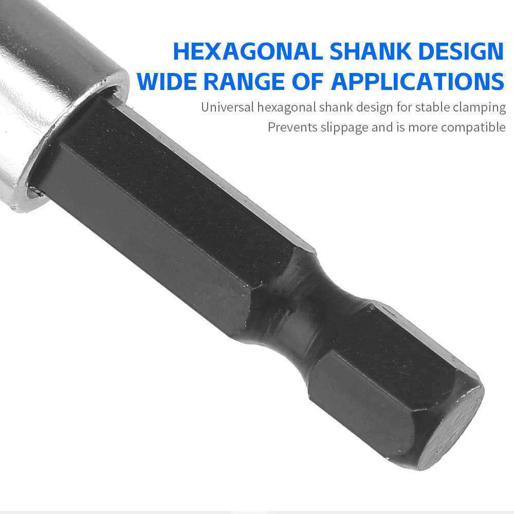 Hex Shank Screw Extractor Set, Inch Hex Shank Titanium Coated Twist Drill Bit Set, Reverse Thread Extractor Set