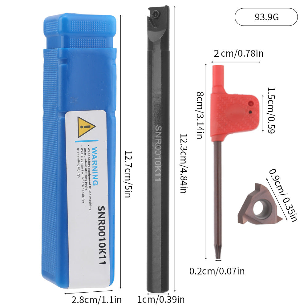 CNC Punching Machine Tool Holder Lathe10mm 9Set of Lathe Tools High Hardness Metal Milling Cutter Lathe CNC Knife Holder