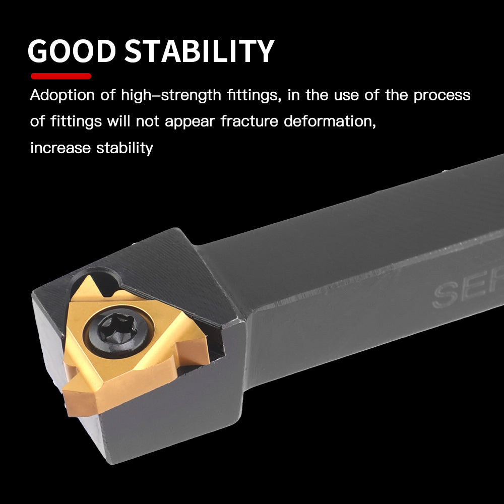 CNC Punching Machine Tool Holder Lathe10mm 9Set of Lathe Tools High Hardness Metal Milling Cutter Lathe CNC Knife Holder