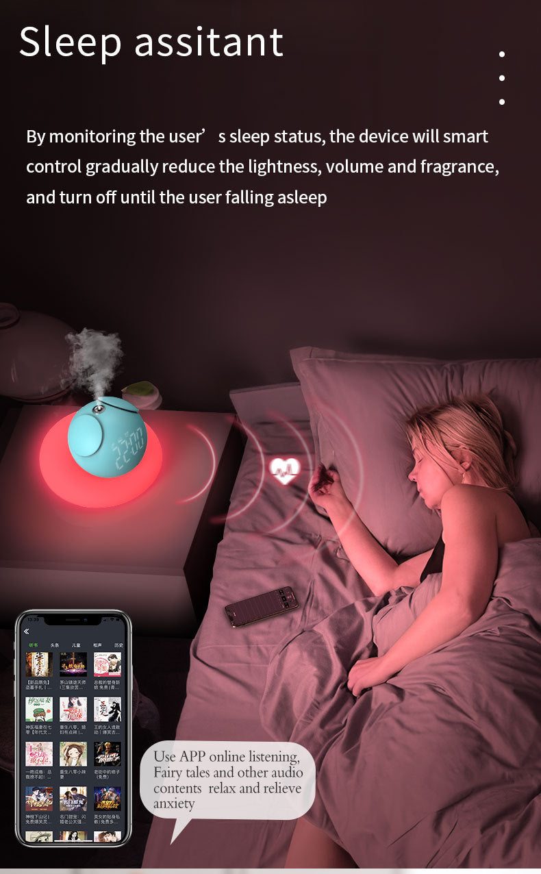 Spot Goods Sleephoho Sleeping aid instrument Intelligent Sleep Detection Mode APP Aromatherapy12Sleep Aid