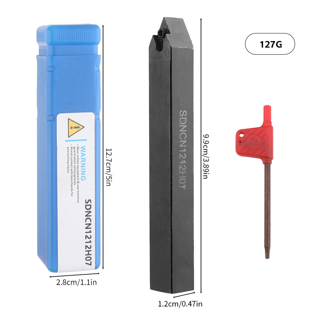 12mm Drill Handle Boring Tool Rod with Wrench Multifunctional Carbide Inserts Lathe Tool