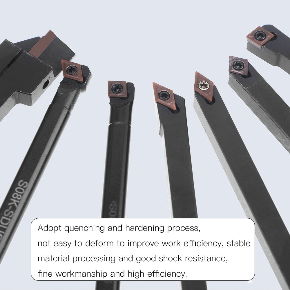 Hot Sale7Set Tungsten Steel Blade +8MM Hard Alloy Steel Shank Diameter CNC Tool Holder Wrench