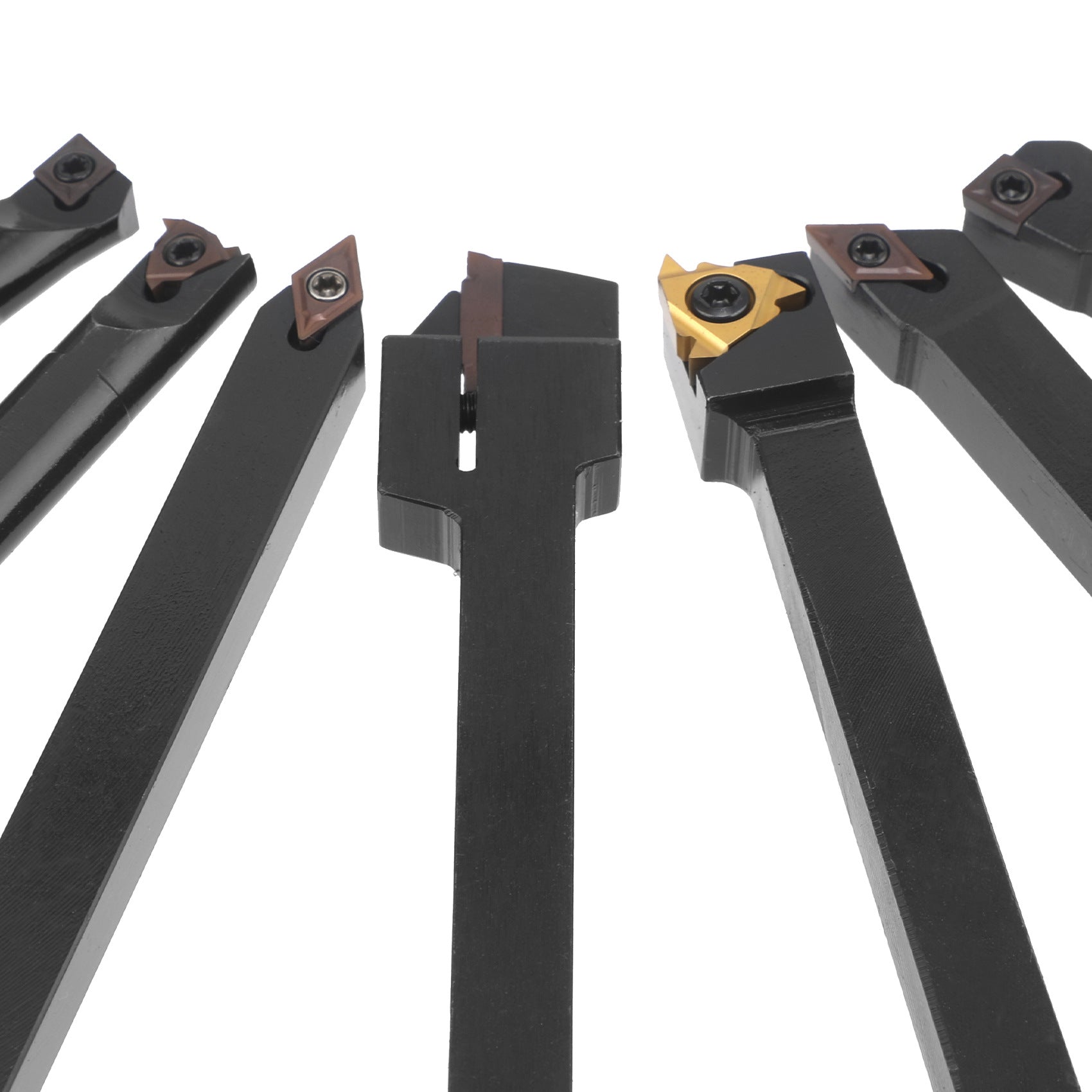 Popular7Set10mm Turning Tool Set 7Knife Handle+7Multi-functional Carbide Blades