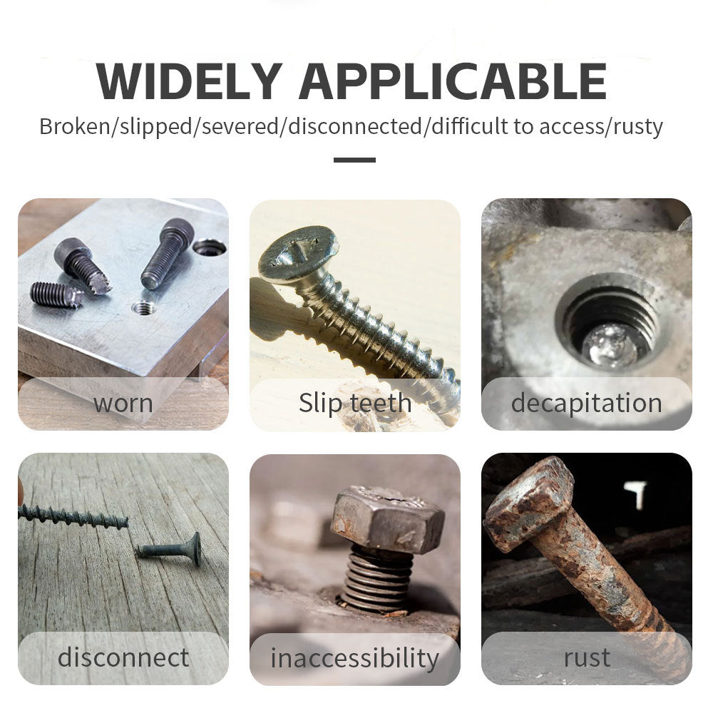 In Stock High-Speed Steel Drill Bit Set6pcs Screw Extractor Set In Stock Wholesale Broken Wire Extractor