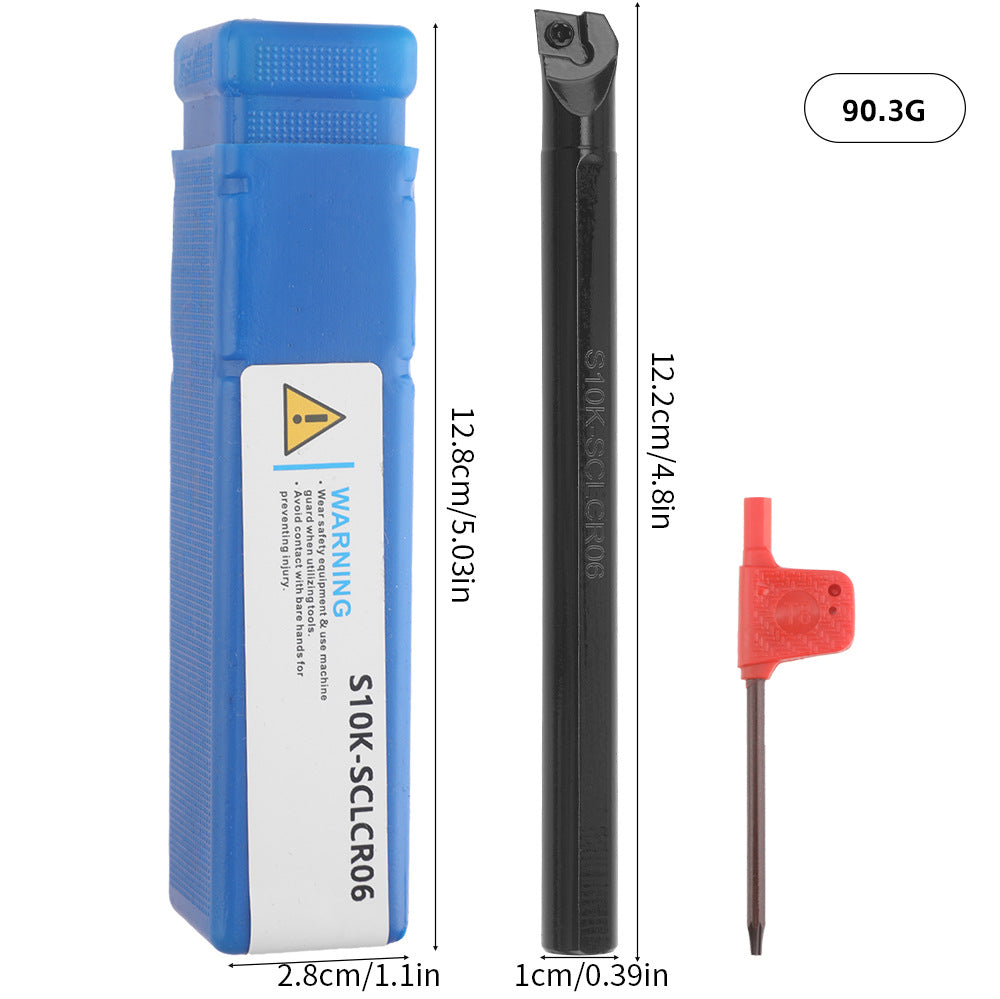 4Pieces S07K/S08K/S10K/S12M-SCLCR06Turning Tool Holder10Pieces CCMT06020 Blade