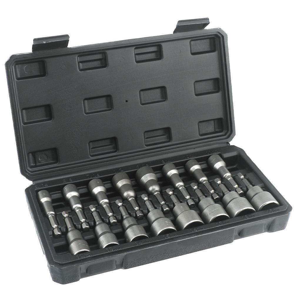 Strong Magnetic Socket Head Set Wind Batch Socket Head with Strong Magnetic Hex Socket Head Boxed Durable65mm