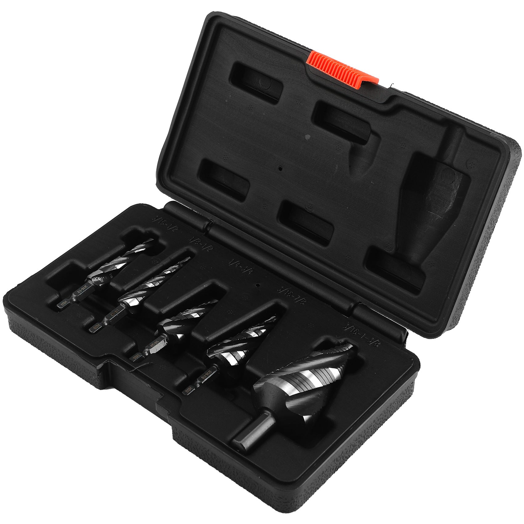 High-speed Bearing Steel HSS4341Stainless Steel Step Drill Bit Pagoda Drill Bit Four-slot Reamer Drill