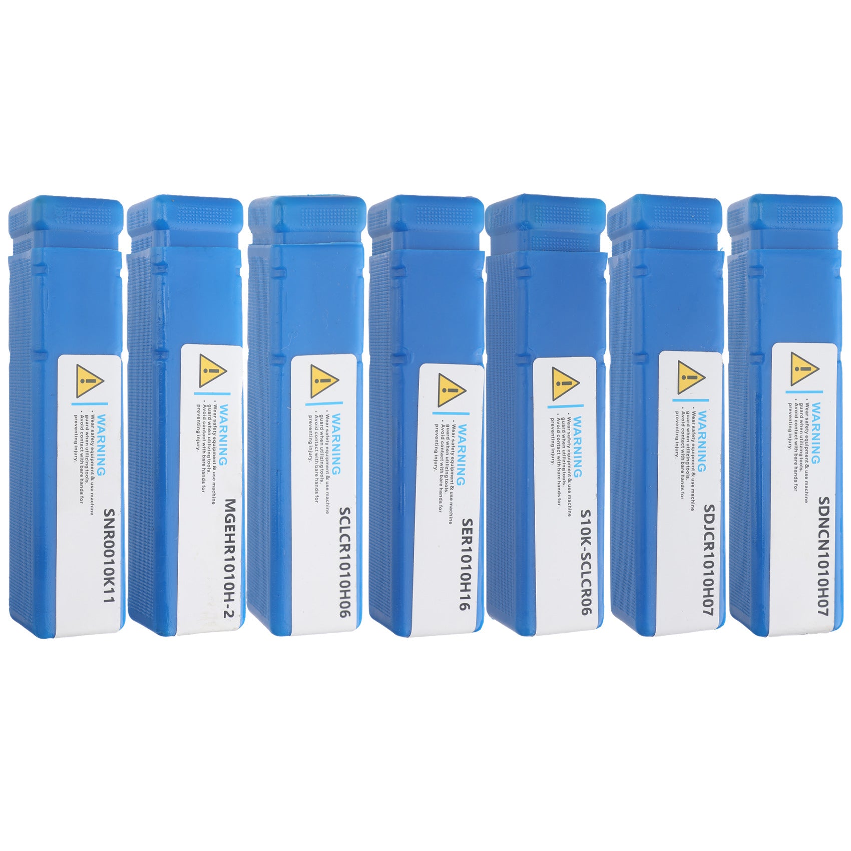 Popular7Set10mm Turning Tool Set 7Knife Handle+7Multi-functional Carbide Blades