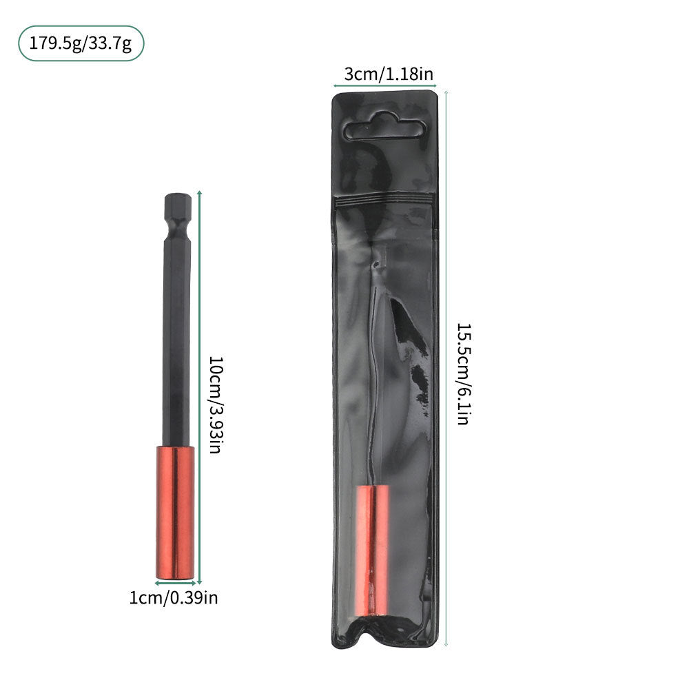 Hexagon Socket Bit Extension Rod Extended Bit Socket 1/4Magnetic Wind Drill Bit Extension Rod3Set