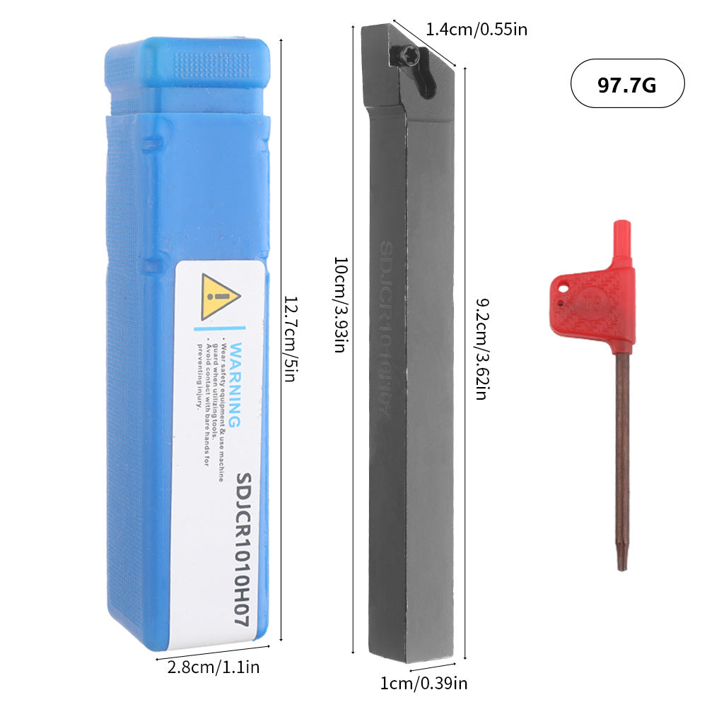 Spot Goods21PCS Multifunctional Carbide Inserts Tool Holder Boring Tool Rod with Wrench for Lathe Turning Tool