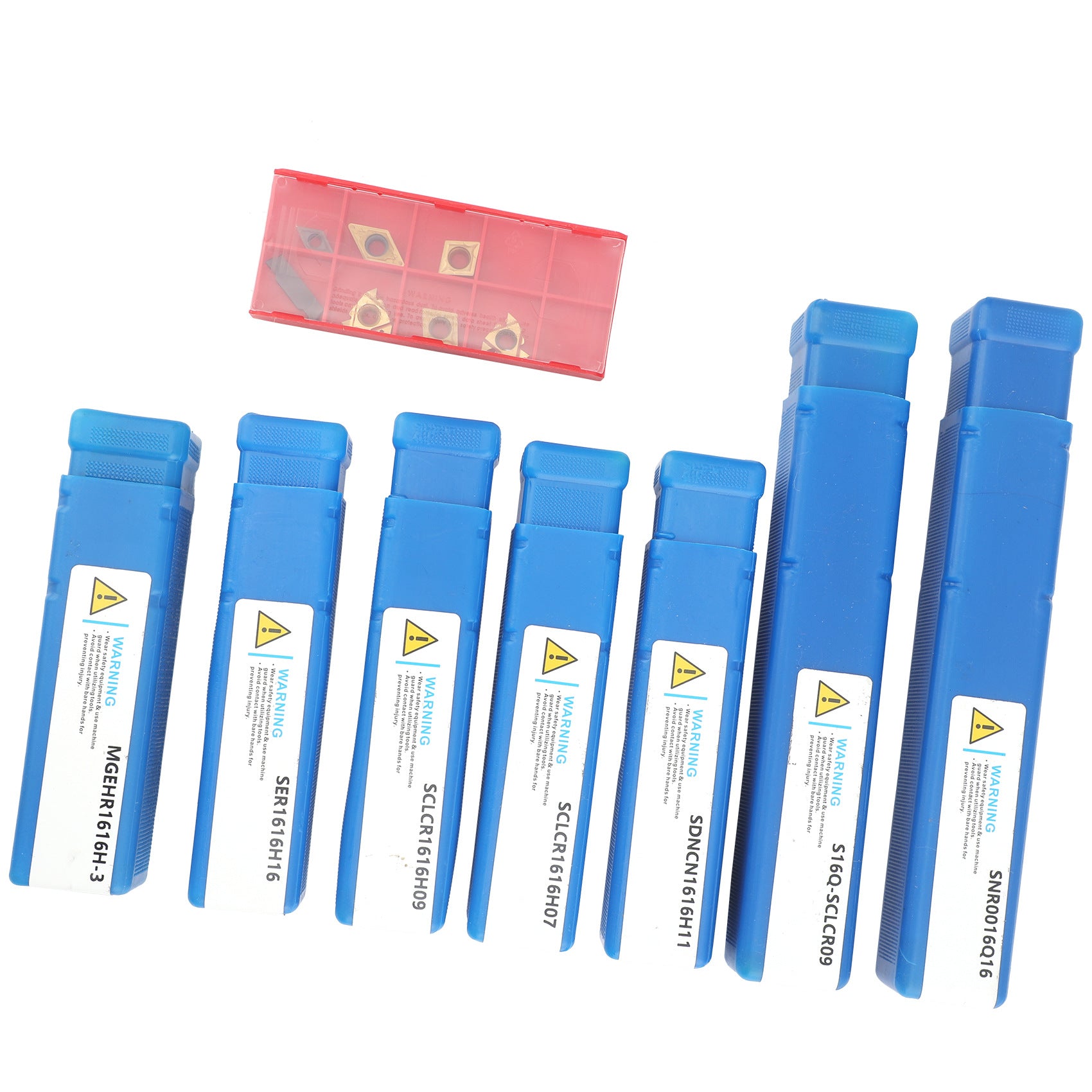 7Set of CNC Lathe Tool Holders MGEHR1616-3 SDJCR1616H07 SDNCN1616H11 16MM