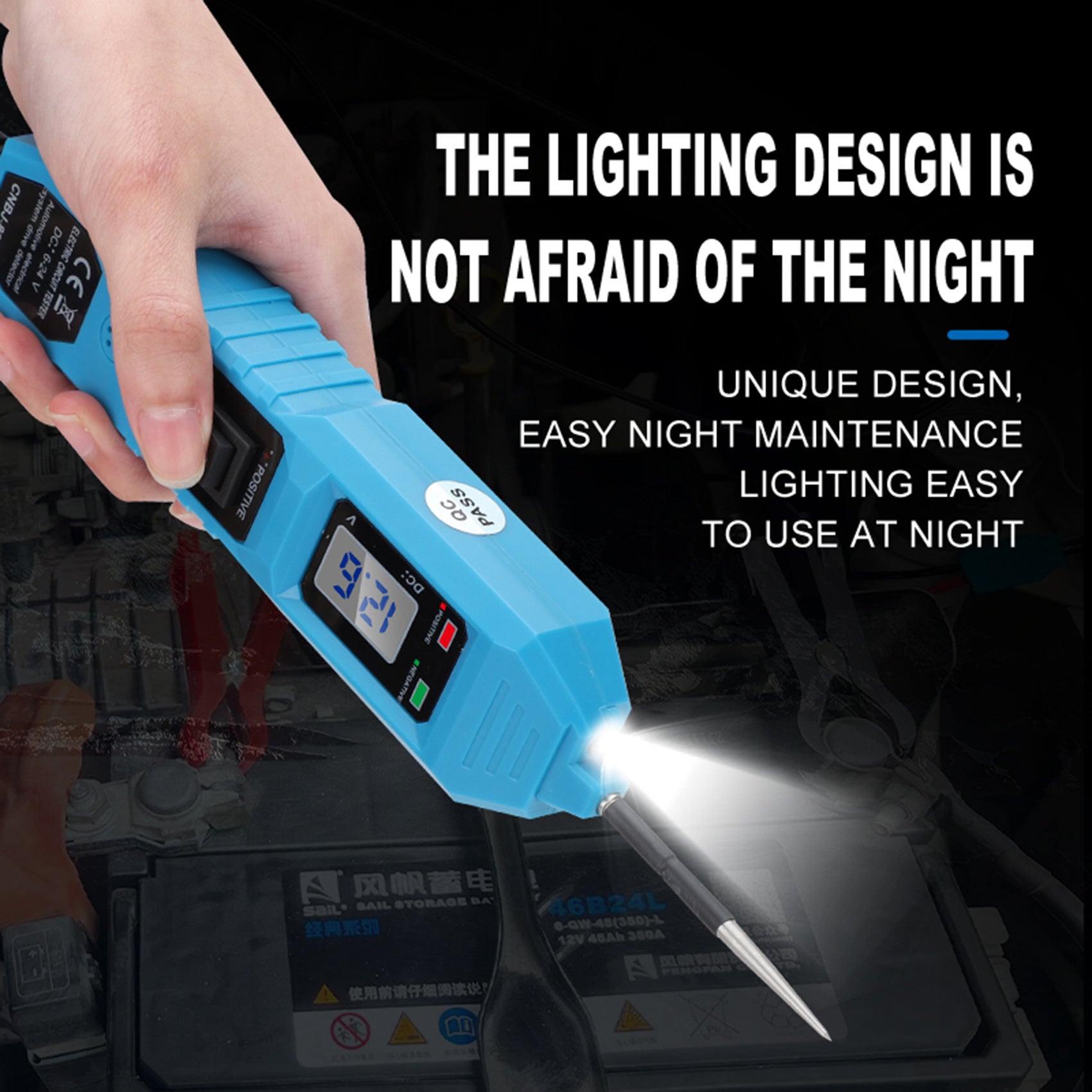 Automotive Electrical Circuit Tester Multi-Function Drive Detector Line Continuity Electrical System Diagnosis