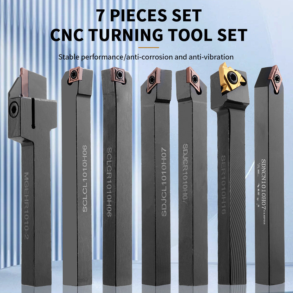 Spot Goods7Knife Set with Knife Holder10mm Knife Holder7Only MGEHR1010-2 SER1010H11+7Blade