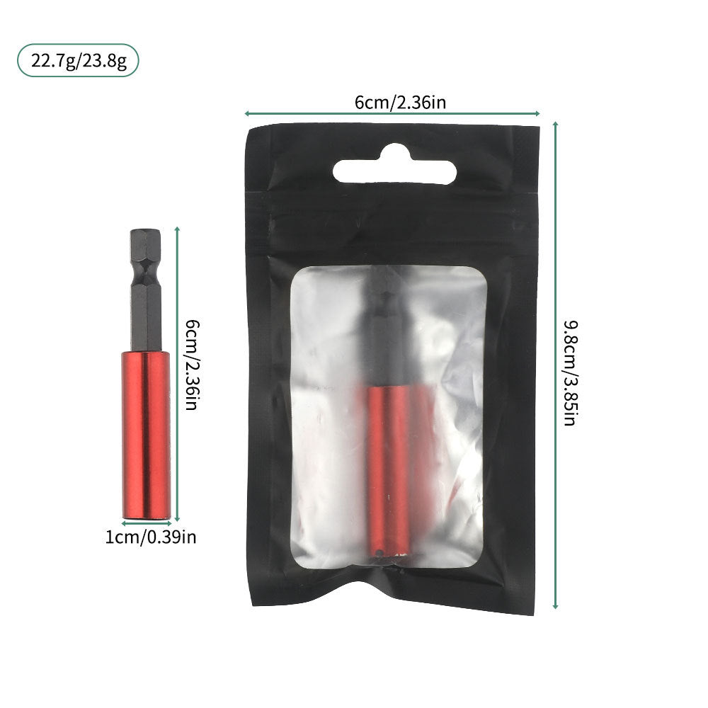 Hexagon Socket Bit Extension Rod Extended Bit Socket 1/4Magnetic Wind Drill Bit Extension Rod3Set
