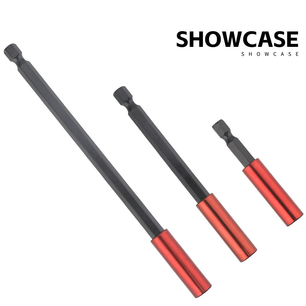 Hexagon Socket Bit Extension Rod Extended Bit Socket 1/4Magnetic Wind Drill Bit Extension Rod3Set