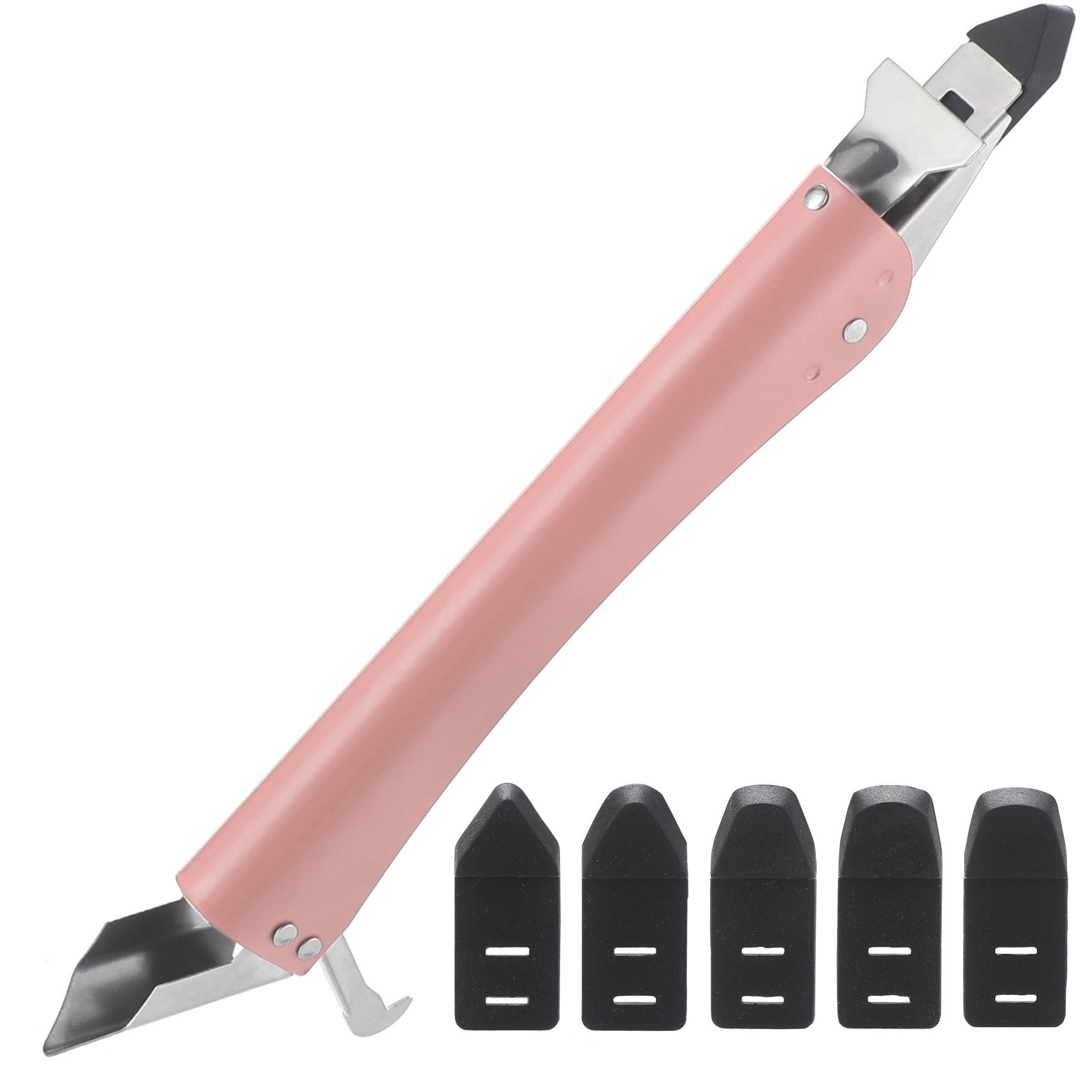 Stainless Steel Scraper Glass Glue Spatula Edge Trimming Sealant Filling Tool Multi-Functional Scraper Hook Tool