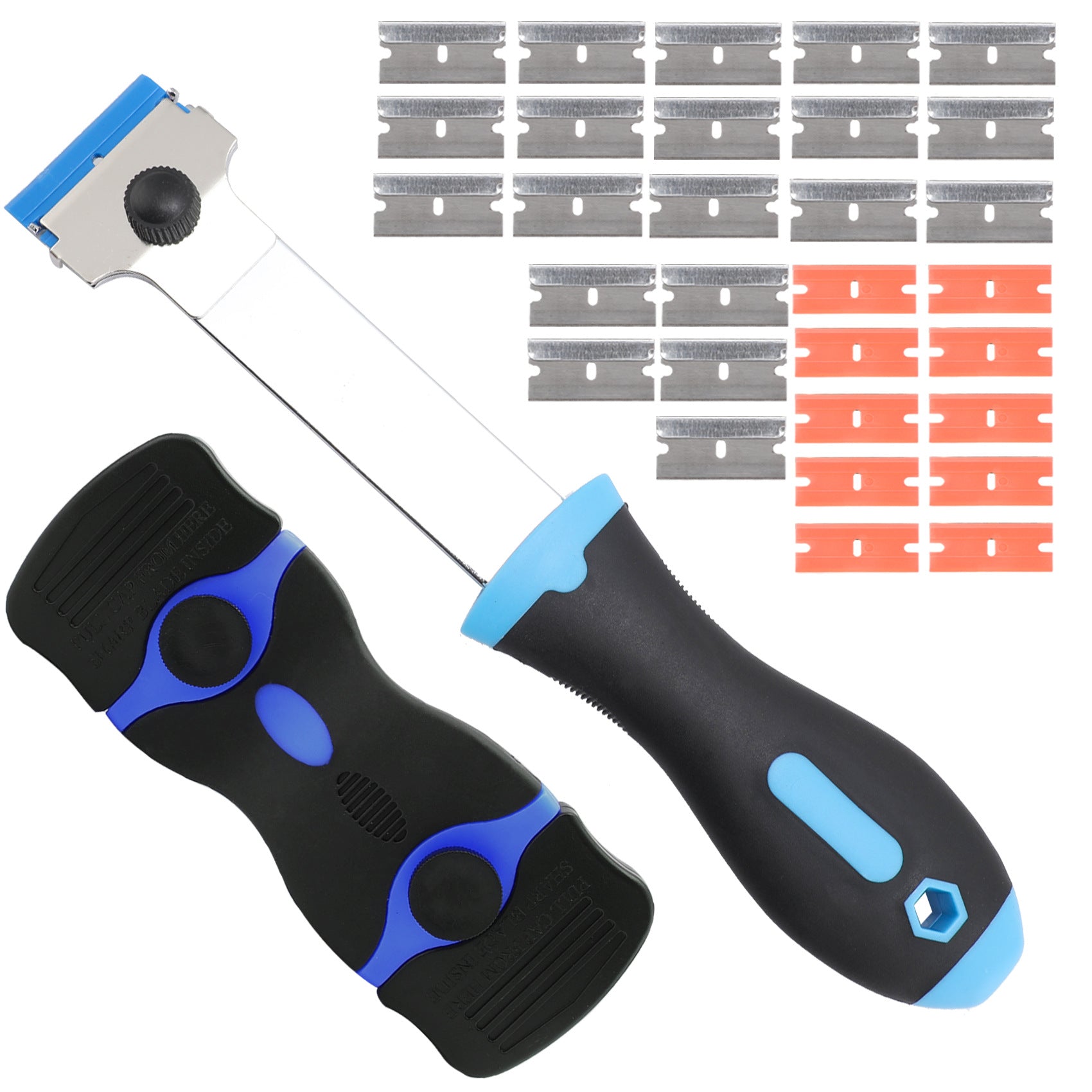 Cleaning Scraper Multi-Functional Dual-Head Small Scraper for Removing Scratches Extended Scraper Glue Remover Car Film Tool