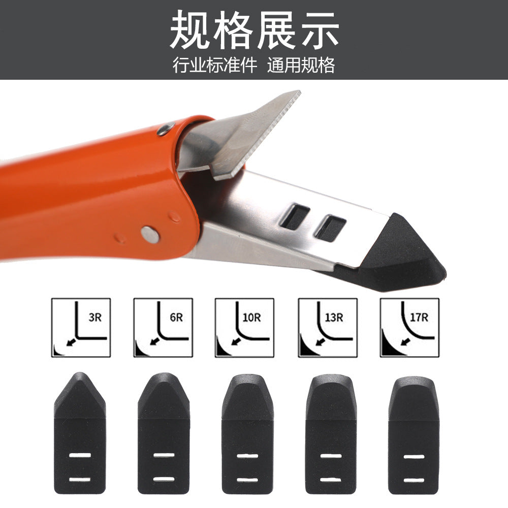 Stainless Steel Scraper Glass Glue Spatula Edge Trimming Sealant Filling Tool Multi-Functional Scraper Hook Tool