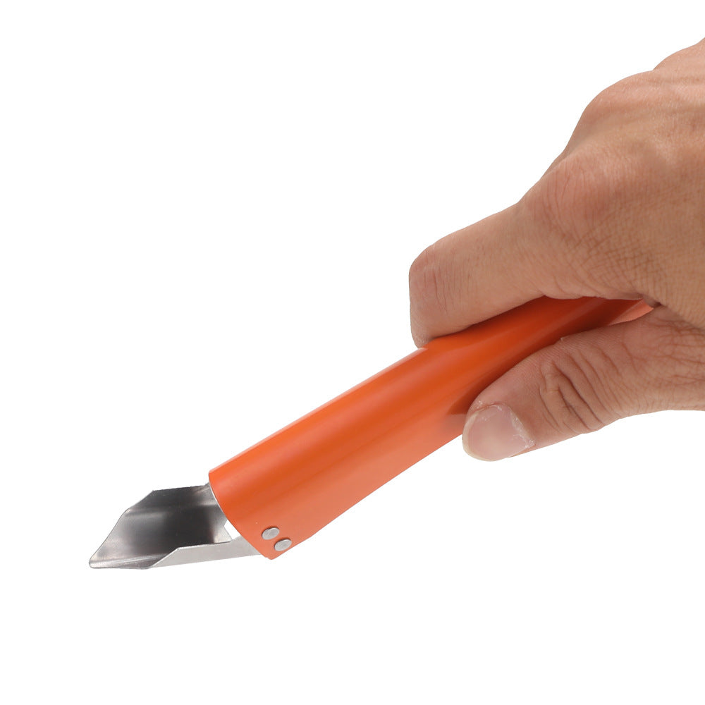 Stainless Steel Scraper Glass Glue Spatula Edge Trimming Sealant Filling Tool Multi-Functional Scraper Hook Tool