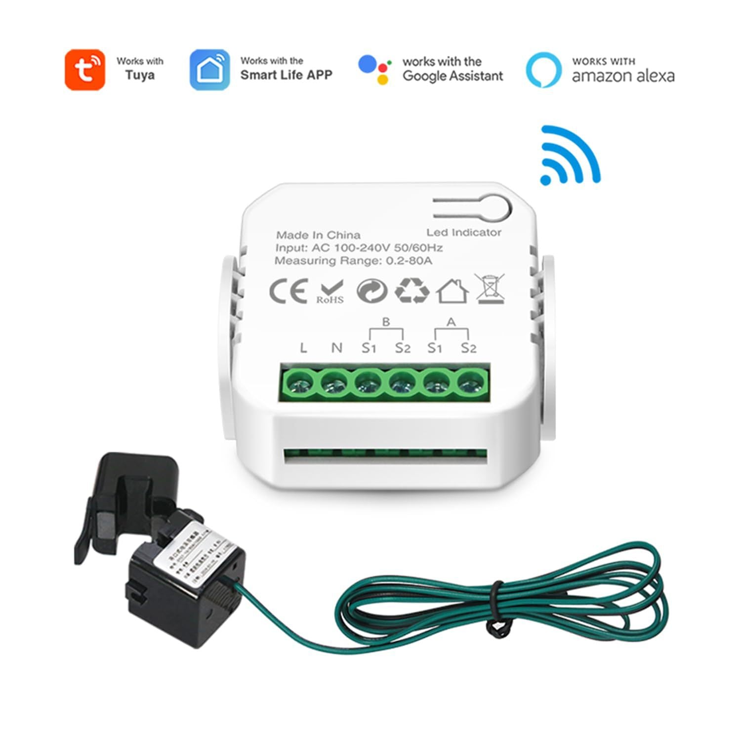 【Smart Life New Favorite】WiFi Smart Meter | Electricity Metering | APP Remote Monitoring | Festival