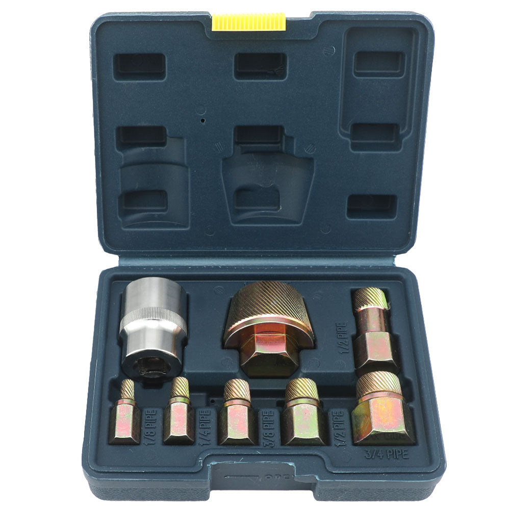 Chrome Molybdenum Steel Tool Set8pcs Screw Extractor Set In Stock Wholesale Bathtub Sink Wire Remover