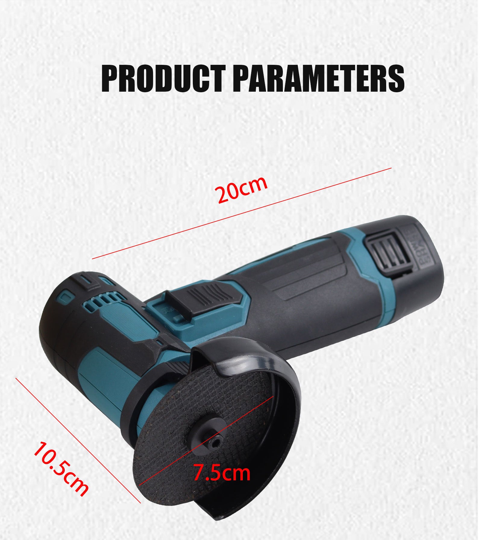 New Private Model Lithium Battery12V Mini Angle Grinder Wholesale Grinding Machine Cutting Machine with Brushed Power Battery Model