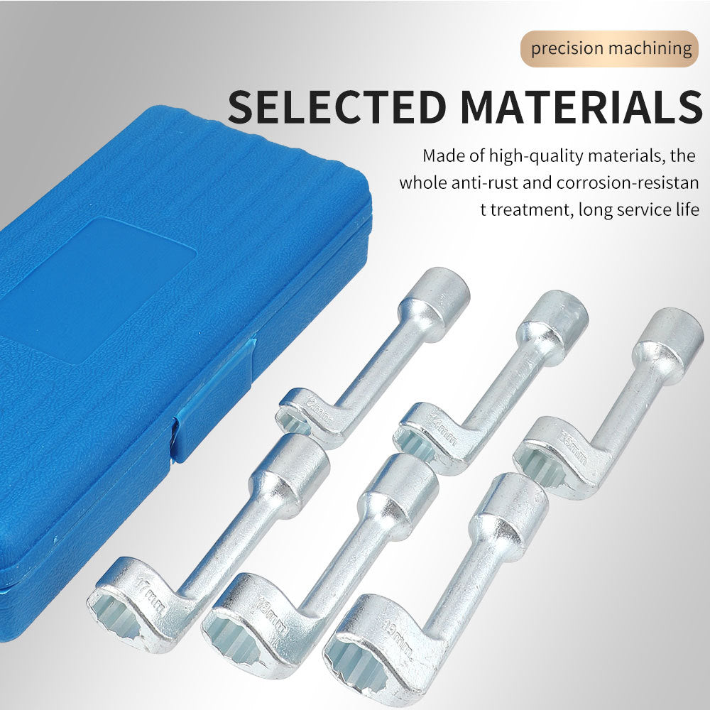 BMW Mercedes-Benz Volkswagen Diesel Fuel Injector Pipe Socket Wrench L Hexagonal Open-Ended Oxygen Sensor Wrench