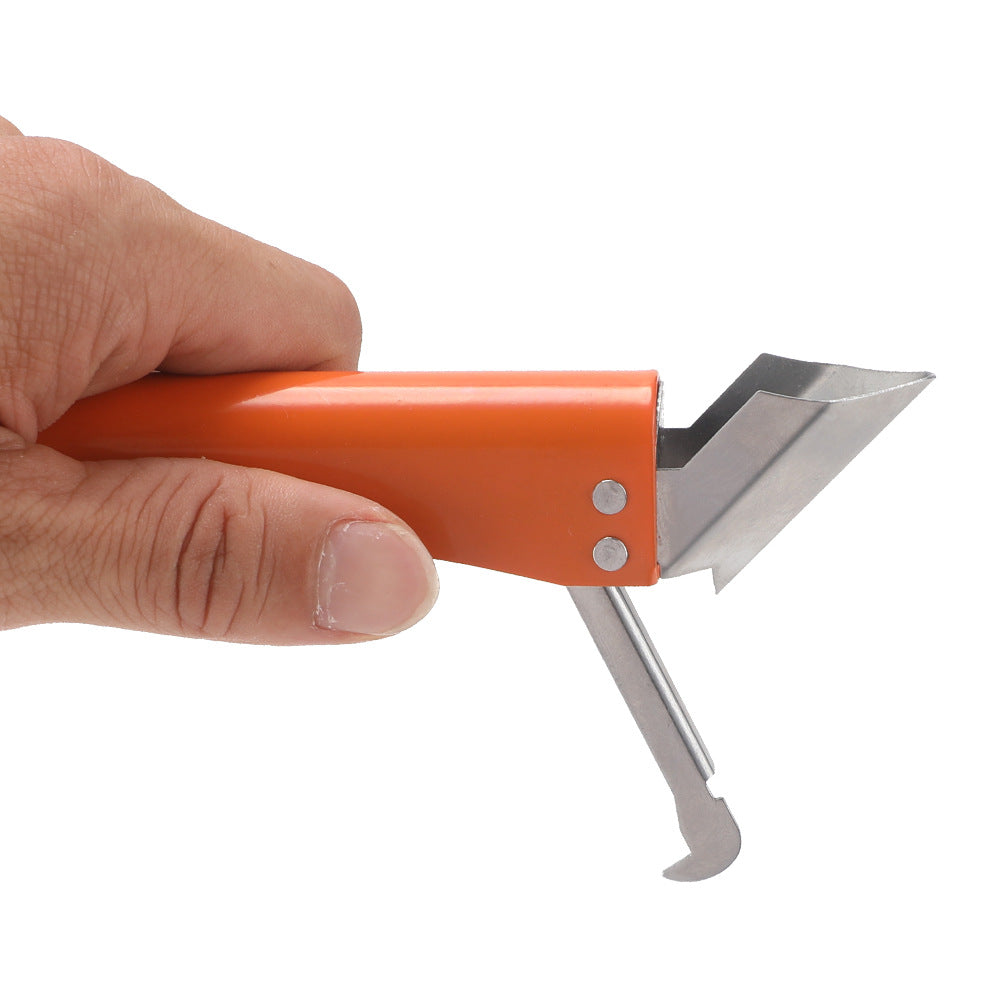 Stainless Steel Scraper Glass Glue Spatula Edge Trimming Sealant Filling Tool Multi-Functional Scraper Hook Tool