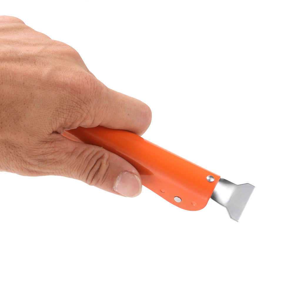 Stainless Steel Scraper Glass Glue Spatula Edge Trimming Sealant Filling Tool Multi-Functional Scraper Hook Tool
