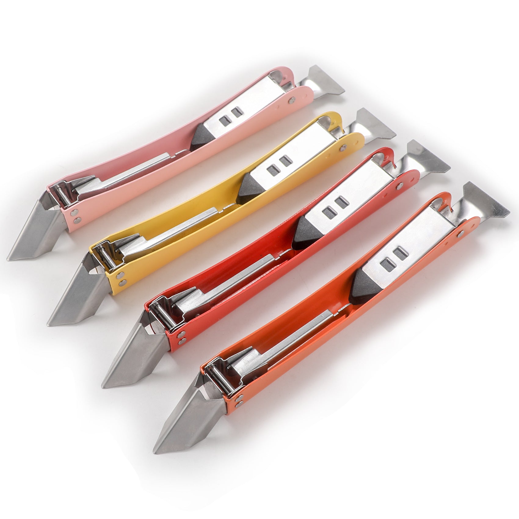 Stainless Steel Scraper Glass Glue Spatula Edge Trimming Sealant Filling Tool Multi-Functional Scraper Hook Tool