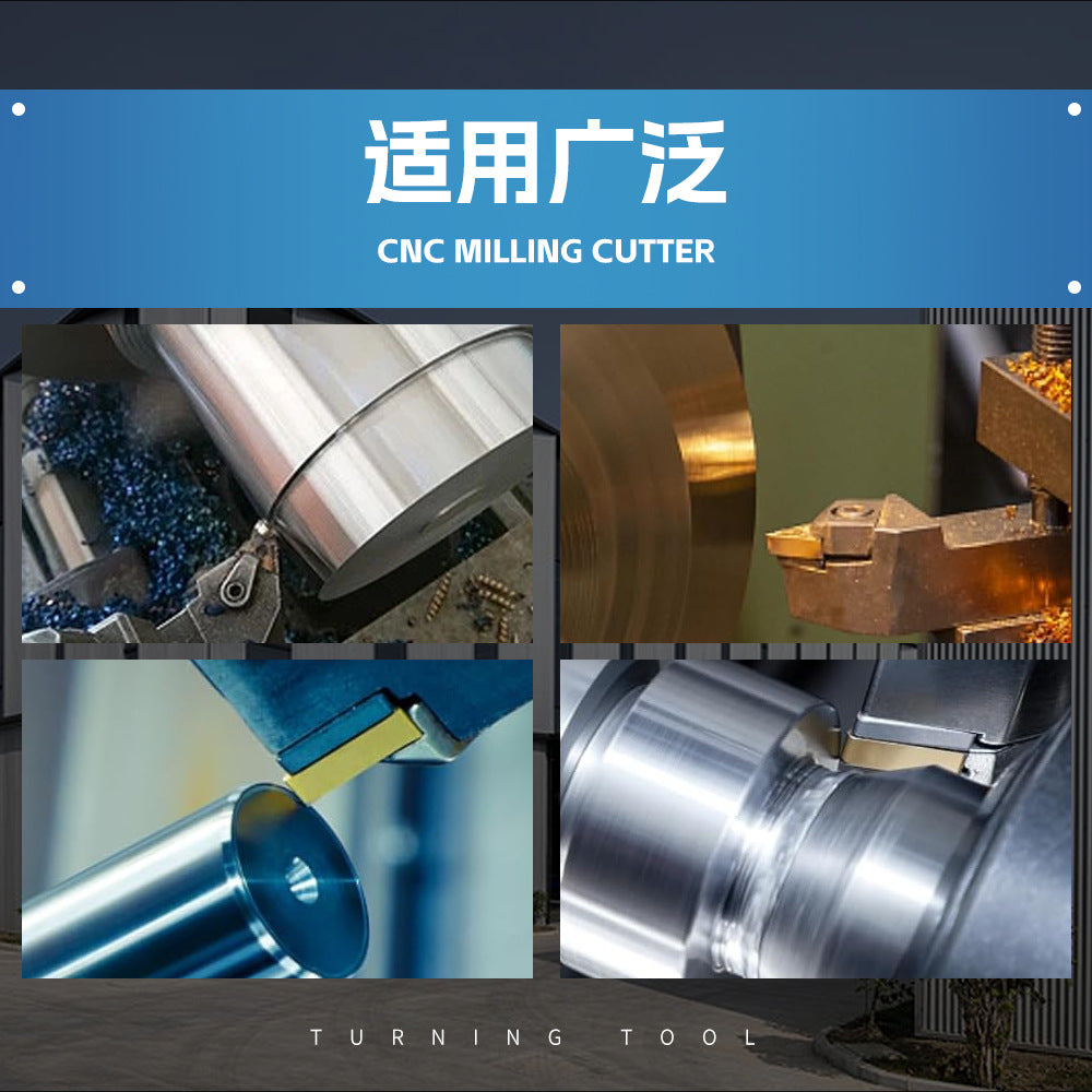 Grooving and Cutting Tool SPB326 26mm Parts Cutting Blade + 10X GTN-3 SP300Blade