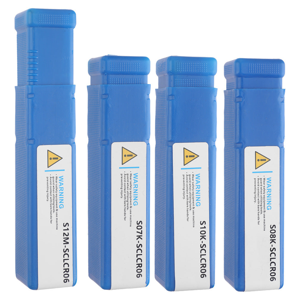 4Pieces S07K/S08K/S10K/S12M-SCLCR06Turning Tool Holder10Pieces CCMT06020 Blade