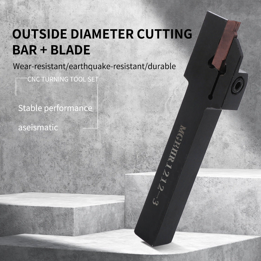 Spot Goods MGEHR1212-3CNC Turning Tool Holder Including1Wrench and10Piece MGMN300Blade Tool