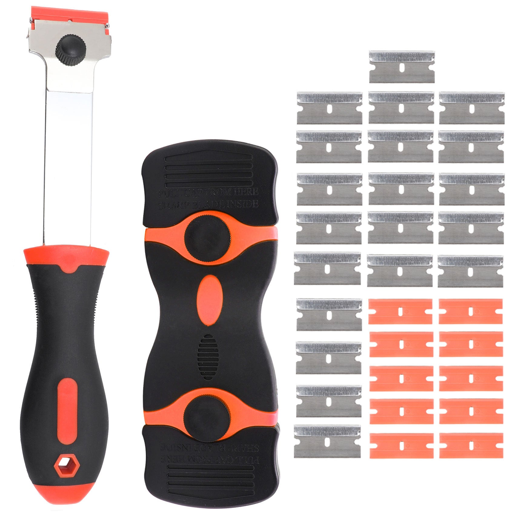 Cleaning Scraper Multi-Functional Dual-Head Small Scraper for Removing Scratches Extended Scraper Glue Remover Car Film Tool