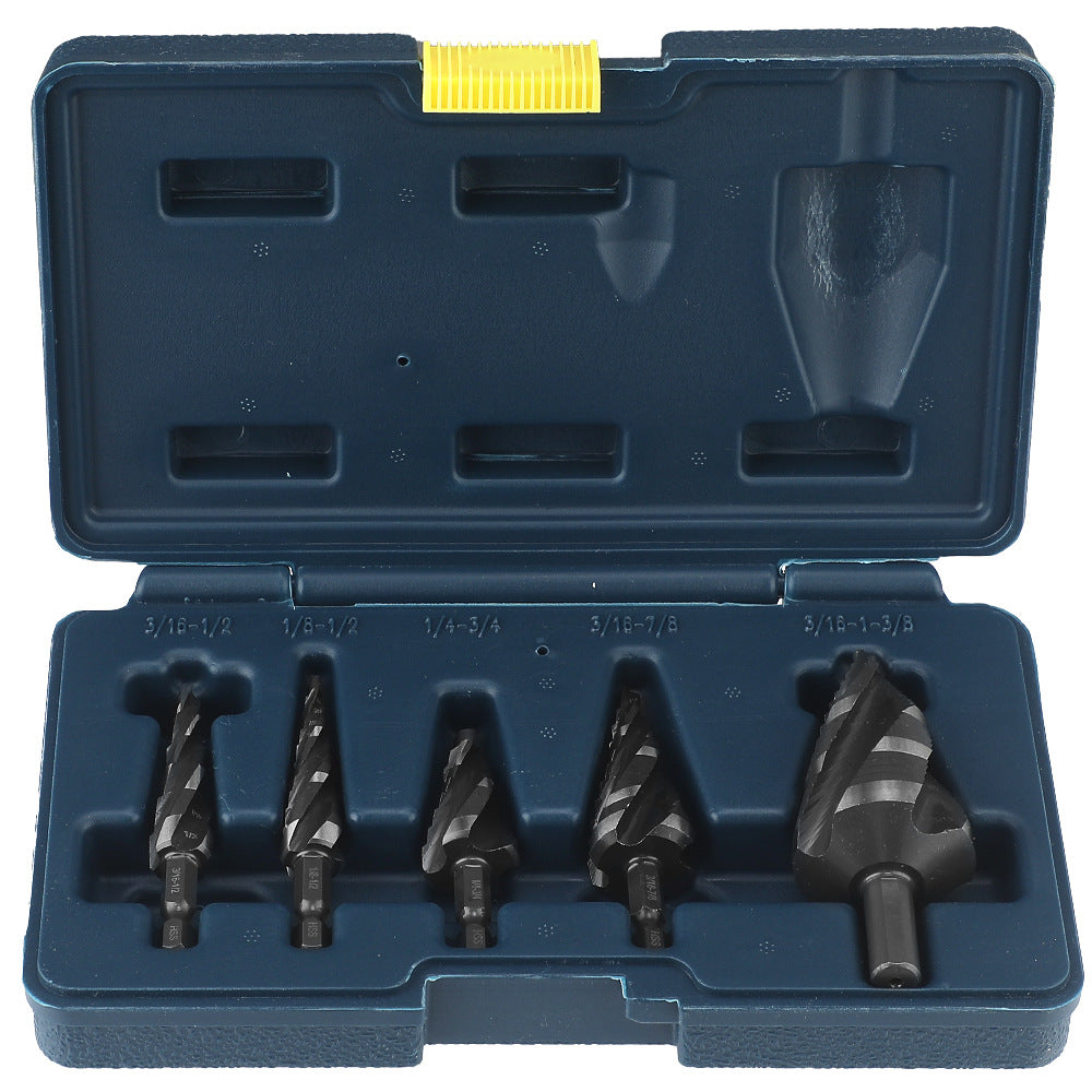 High-speed Bearing Steel HSS4341Stainless Steel Step Drill Bit Pagoda Drill Bit Four-slot Reamer Drill