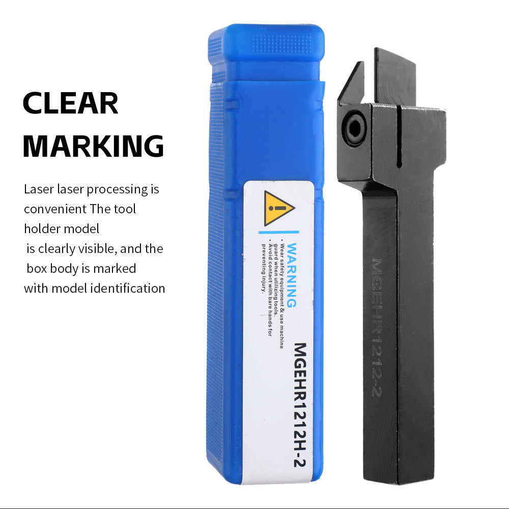 MGEHR1212-2 12x100mm CNC Tool Holder Lathe Fine Processing Tool Accessories10Piece MGMN200Blade