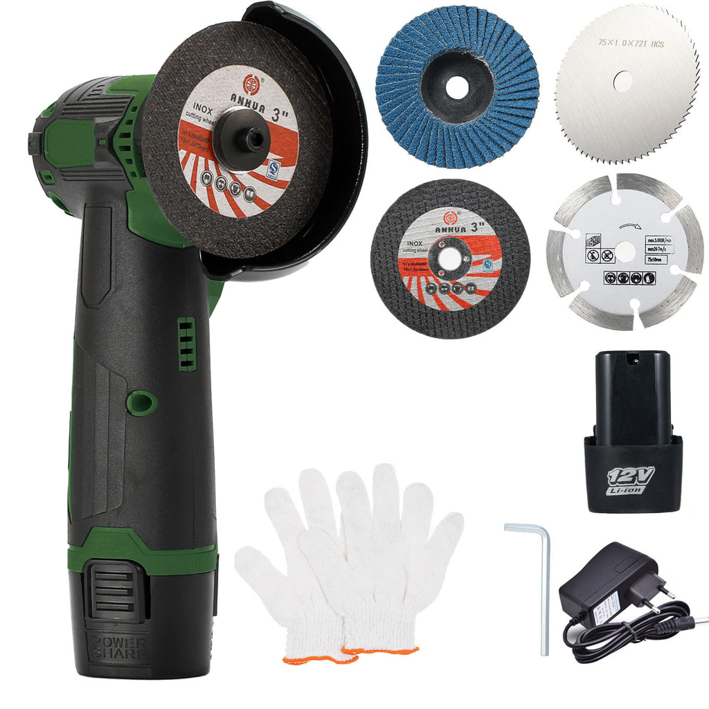 Factory Direct Sale Cordless Brushless Lithium Electric Angle Grinder Cutting Grinding Polishing Electric Hand Sanding Wheel Tool Magic